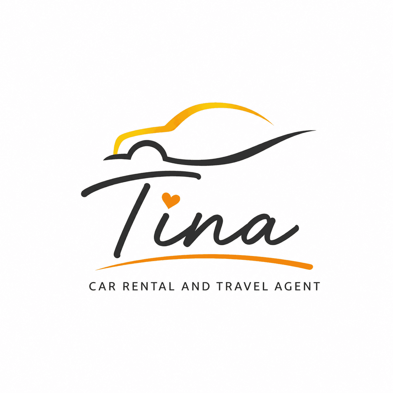 Tina Car Rental and Travel Agent logo